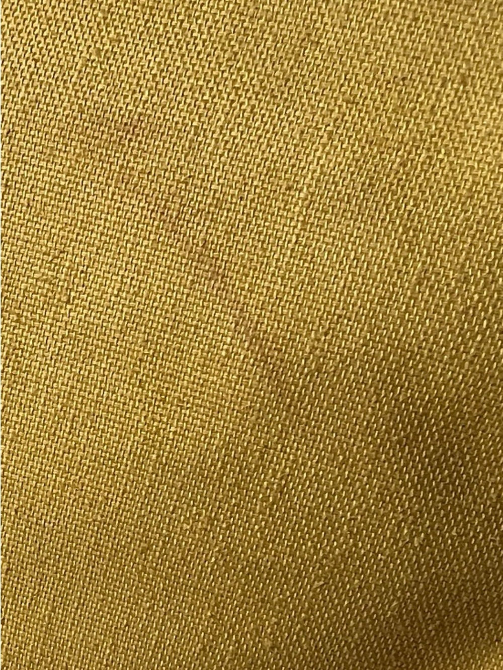 Vintage 60s Canvas Tote Bag in Mustard Yellow with Cream Straps - Picture 7 of 12